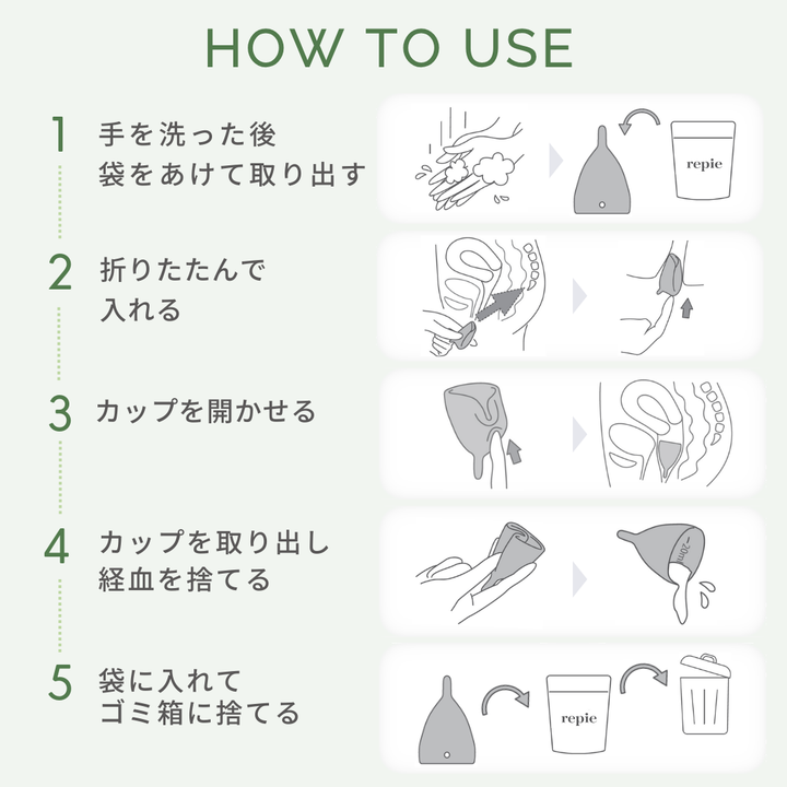【少ない日・使い捨て】<br> ルピエ<br> 少量対応 <br> やわらか設計 初心者向け 旅行や防災にも
