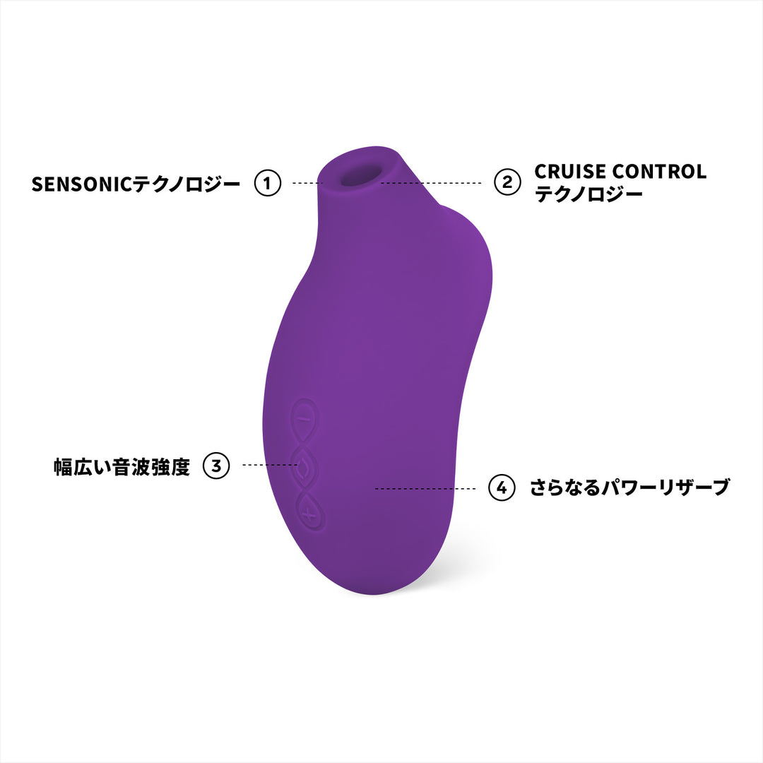 SONA™ 2 Cruise<br>音波吸引プレジャーアイテム<br>非接触・高出力刺激 防水・静音設計<br>