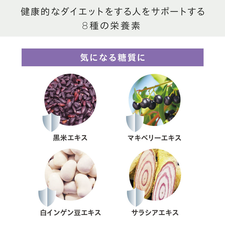 【糖質対策・ダイエット】<br>パーフェクトダイエット プレミアム（30日分）<br> 日常の食事にプラスする糖質ケアサポート<br>