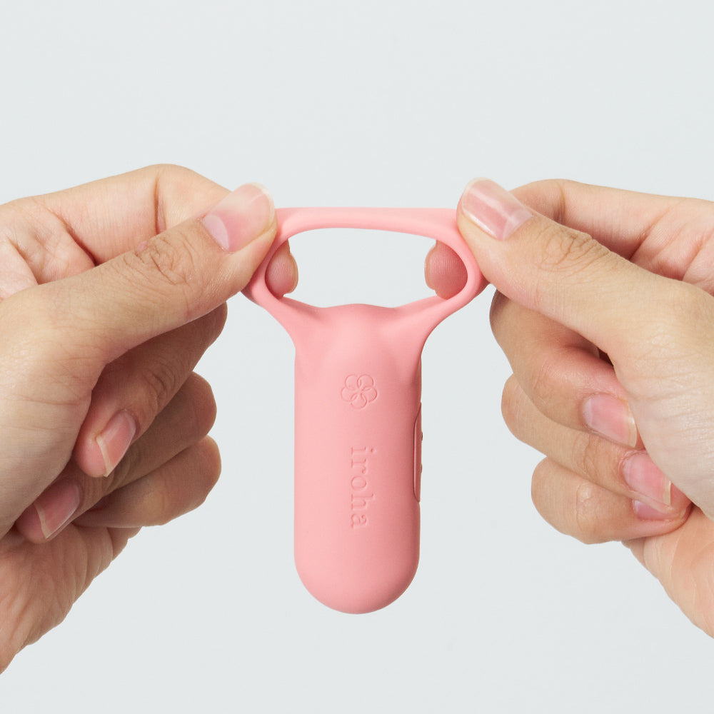 iroha paiRING＋<br>カップル用バイブリング<br>振動コミュニケーション 防水・充電式<br>