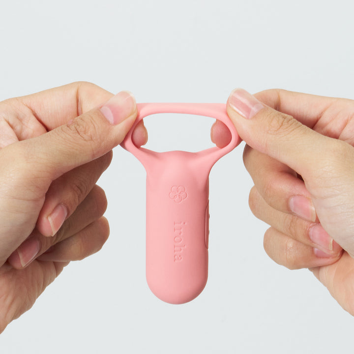 iroha paiRING＋<br>カップル用バイブリング<br>振動コミュニケーション 防水・充電式<br>