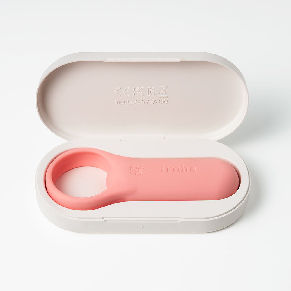 iroha paiRING＋<br>カップル用バイブリング<br>振動コミュニケーション 防水・充電式<br>