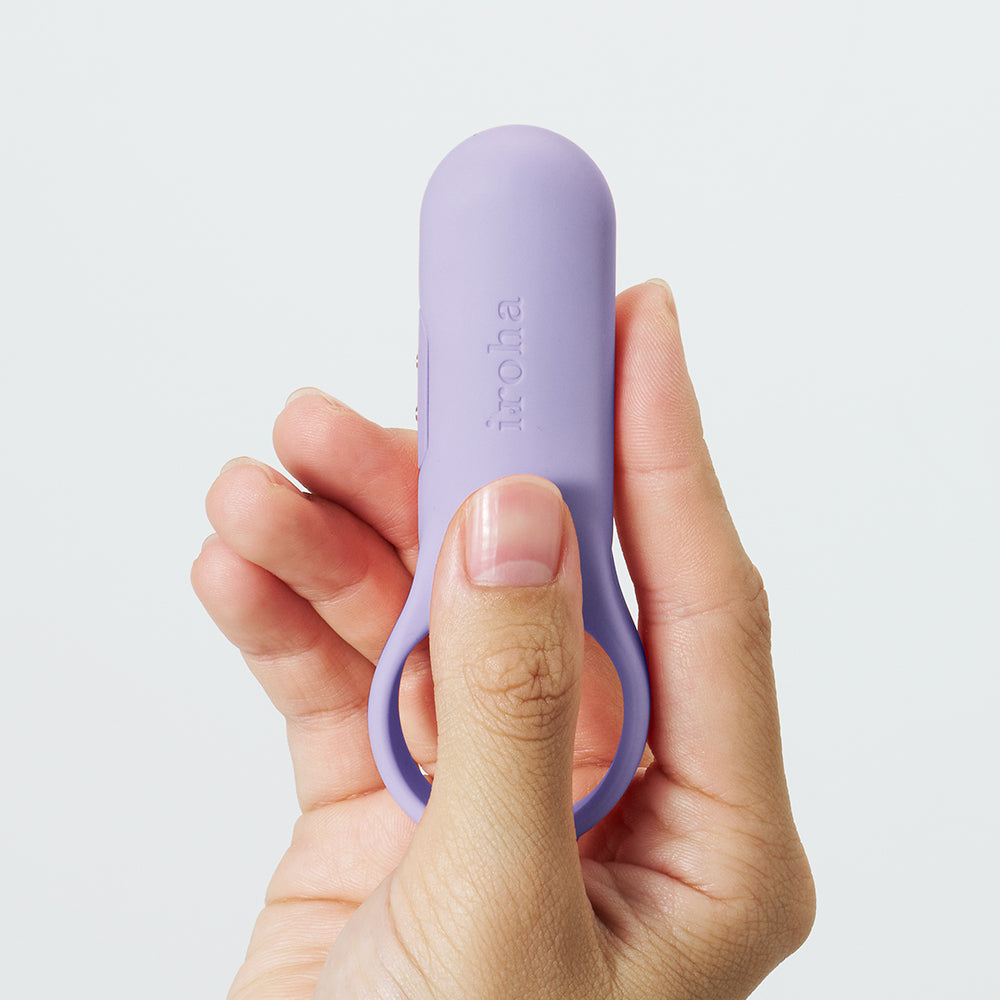 iroha paiRING＋<br>カップル用バイブリング<br>振動コミュニケーション 防水・充電式<br>