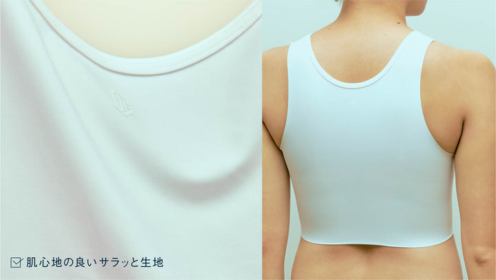 【動いてもズレない・快適フィット】<br> OPT ゆれないスポーツバインダー<br> 締めつけすぎない設計・長時間でも快適<br> スポーツ・日常使いOK
