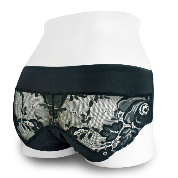 MoonPants黑色蕾絲內褲 - MOON PANTS