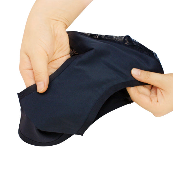 MoonPants黑色蕾絲內褲 - MOON PANTS