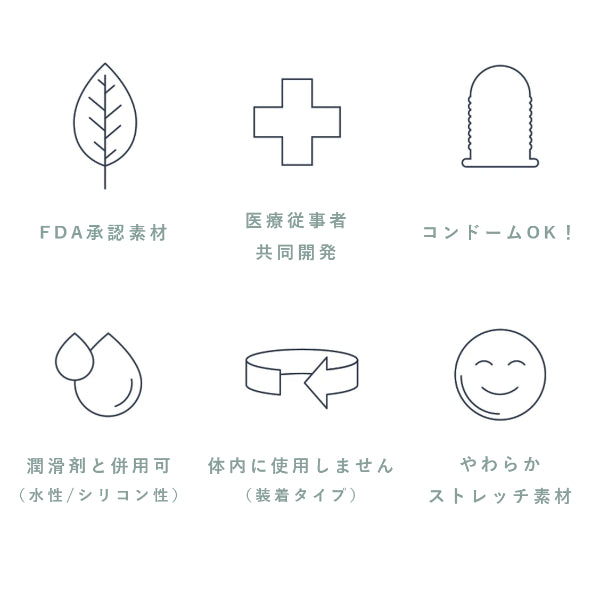 ohnut（オーナット）<br>挿入の深さを調整するセクシュアルウェルネスリング